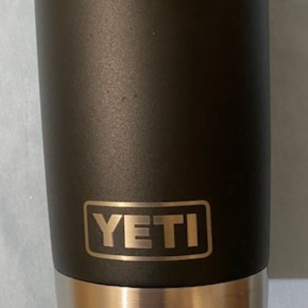 YETI Rambler Black Tumbler